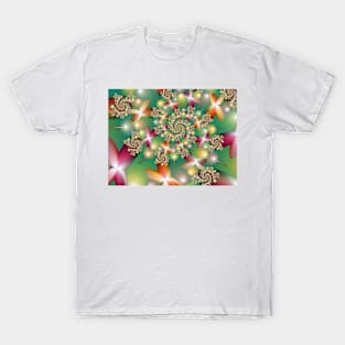 Spinning Floral Stars T-Shirt